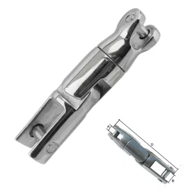 Láncforgó  Ø10 mm lánchoz inox