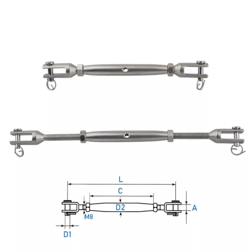 Kotelfeszito-inox-8-mm
