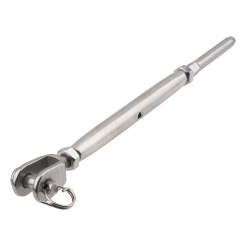 Kötélfeszítő préselhető véggel inox 3 mm drótkötélhez