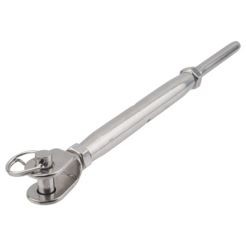 Kötélfeszítő préselhető véggel inox 4 mm drótkötélhez