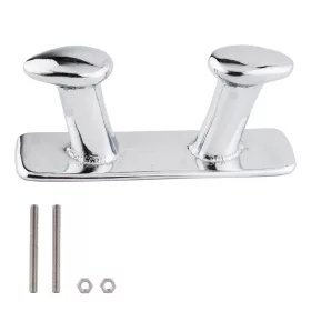 Kikötő bika két lábú 100x30x40 mm krómozott réz