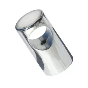 Korláttartó átmenő elem 25 mm inox 