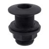 Vízkifolyó cső 52 mm Ø 18 mm fekete átvezető