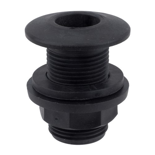 Vízkifolyó cső 52 mm Ø 18 mm fekete átvezető