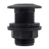 Vízkifolyó cső 52 mm Ø 18 mm fekete átvezető