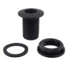 Vízkifolyó cső 55 mm Ø 24 mm fekete átvezető