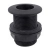Vízkifolyó cső 65 mm Ø 30 mm fekete átvezető