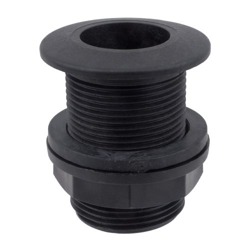 Vízkifolyó cső 65 mm Ø 30 mm fekete átvezető