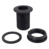 Vízkifolyó cső 65 mm Ø 30 mm fekete átvezető
