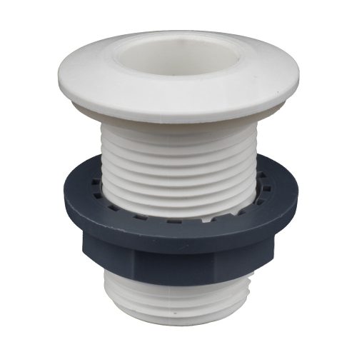 Vízkifolyó cső 56 mm Ø 24 mm fehér átvezető