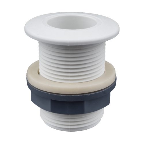 Vízkifolyó cső 65 mm Ø 29 mm fehér átvezető