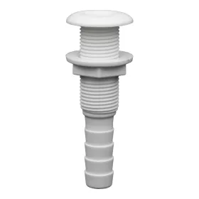 Vízkifolyó csőcsonkkal Ø15/93 mm fehér