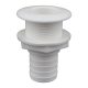 Vízkifolyó cső 93 mm Ø 35 mm fehér