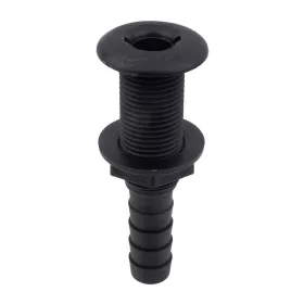 Vízkifolyó csőcsonkkal Ø15/93mm fekete