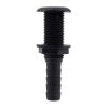 Vízkifolyó cső 93 mm Ø 13 mm fekete csőcsonkkal