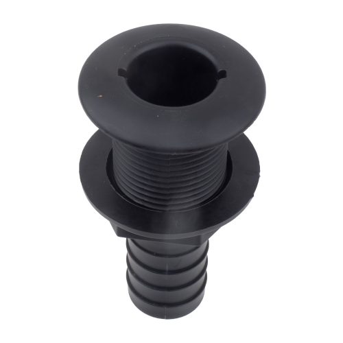 Vízkifolyó cső 93 mm Ø 25 mm fekete csőcsonkkal