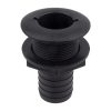 Vízkifolyó cső 93 mm Ø 35 mm fekete csőcsonkkal