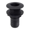 Vízkifolyó cső 93 mm Ø 31 mm fekete csőcsonkkal