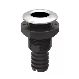 Vízkifolyó csőcsonkkal Ø16/85 mm inox gyűrűvel SEAFLO