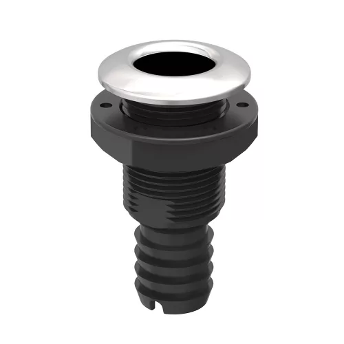 Vízkifolyó csőcsonkkal Ø19/85 mm inox gyűrűvel SEAFLO