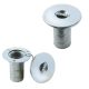 Szennyvíz fedél egyenes Ø 38 mm csőhöz inox