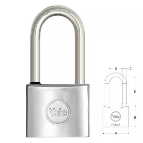 Rozsdamentes lakat 30 mm YALE