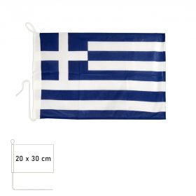 Görög lobogó 20×30 cm kötözővel