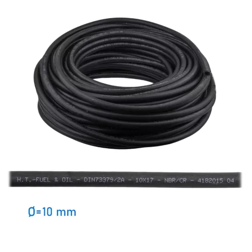 Üzemanyagcső 10×17 mm HT