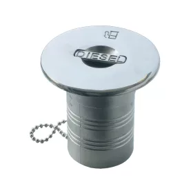   Üzemanyagbetöltő egyenes Ø38 mm tömlőhöz "DIESEL" inox