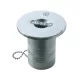 Üzemanyagbetöltő egyenes Ø38 mm tömlőhöz "DIESEL" inox