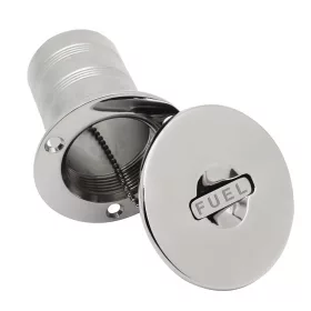 Üzemanyagbetöltő egyenes Ø 50 mm tömlőhöz inox