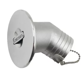   Üzemanyagbetöltő 45° Ø 38 mm tömlőhöz "DIESEL" inox