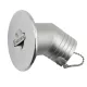 Üzemanyagbetöltő 45° Ø 38 mm tömlőhöz "DIESEL" inox