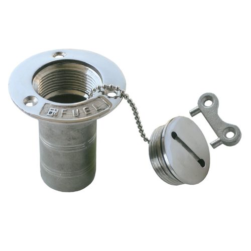 Üzemanyagbetöltő egyenes Ø 38 mm tömlőhöz Inox