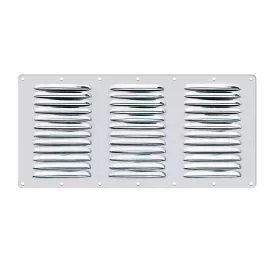 Szellőzőrács 360 x 185 mm inox