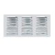 Szellőzőrács 360 x 185 mm inox