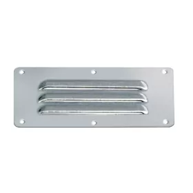 Szellőzőrács 127x65 mm inox