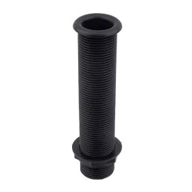 Vízkifolyó/átvezető cső Ø25/155 mm fekete
