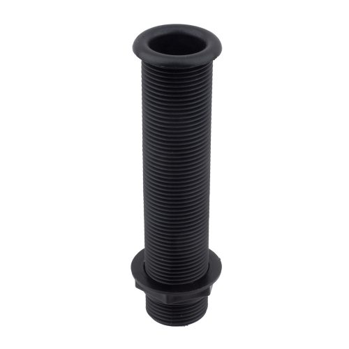 Vízkifolyó cső 155 mm Ø 25 mm fekete átvezető