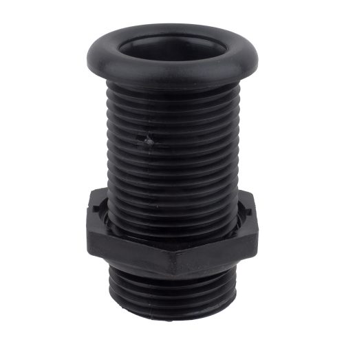 Vízkifolyó cső 63 mm Ø 23 mm fekete átvezető