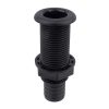 Vízkifolyó cső 100 mm Ø 23 mm fekete csőcsonkkal