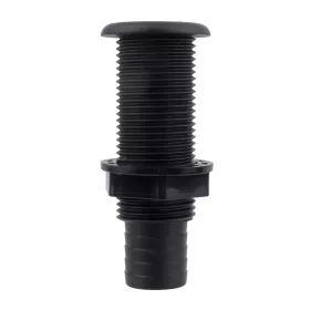 Vízkifolyó cső csőcsonkkal Ø19 mm - 3/4" fekete