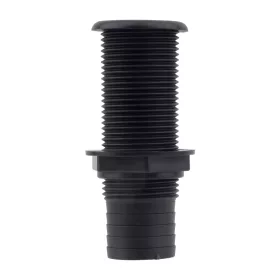 Vízkifolyó cső csőcsonkkal Ø25 mm - 1" fekete