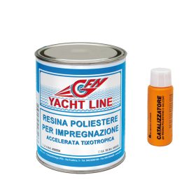 Polliészter két komponensű műgyanta 18 l YACHT LINE