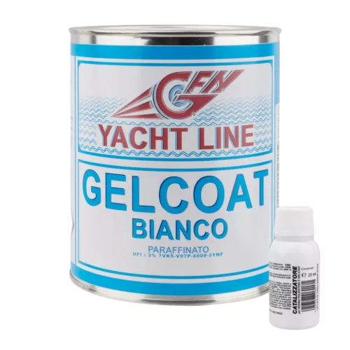 Parafinos topcoat fehér 1 kg YACHT LINE