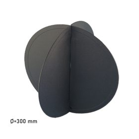 Fekete gömb 300 mm