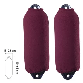Fenderhuzat bordó Ø18/22 x 60/68 cm