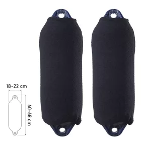 Fenderhuzat fekete Ø18/22 x 60/68 cm
