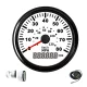 Sebességmérő műszer GPS fekete–fehér 0–130 km/h