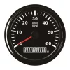 Fordulatszámmérő műszer 0-6000 fekete-fekete